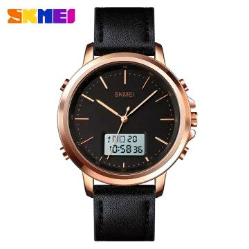 SKMEI Men's 1652 Hot Selling Waterproof Outdoor Sport Wristwatch - 46mm - Rose Gold
