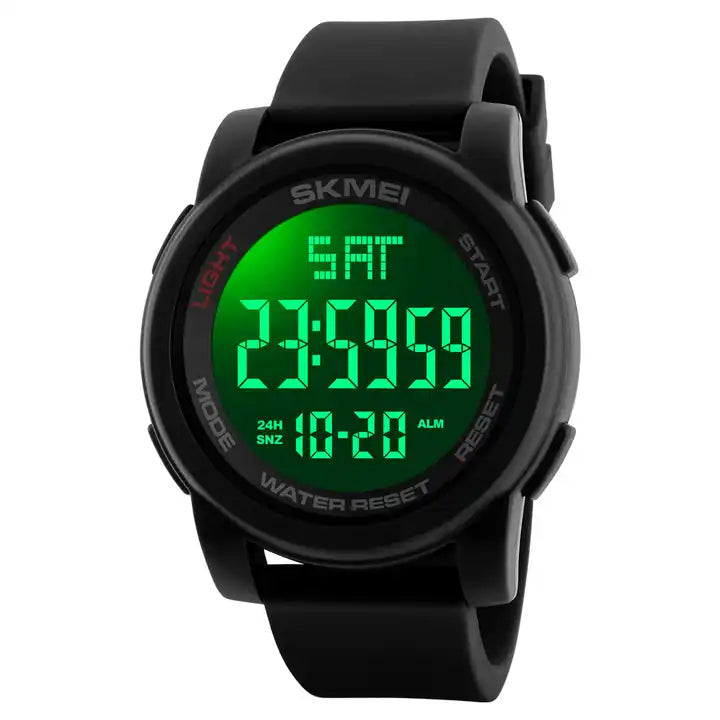 SKMEI Men's Digital Sports Watch 1257 - 50 mm - Black
