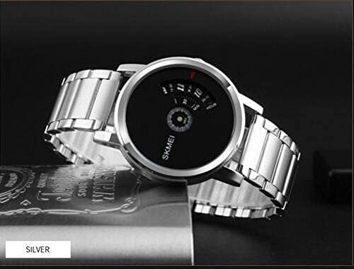 SKMEI Men's Water Resistant Stainless Steel Analog Watch 1260 - 39 mm - Silver.