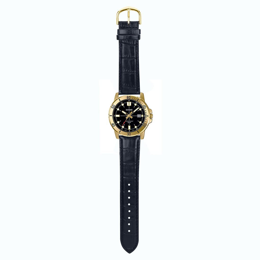 Casio Leather Black Casual Watch For Men - MTP-VD01GL-1EVUDF