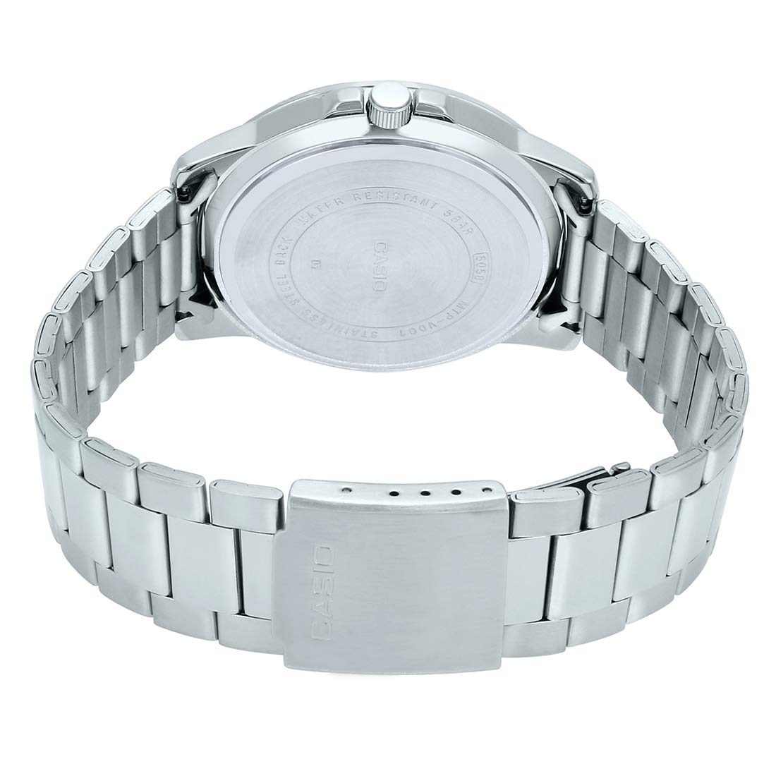 Casio Men's Dial Stainless Steel Band Watch - MTP-VD01D-1BVUDF
