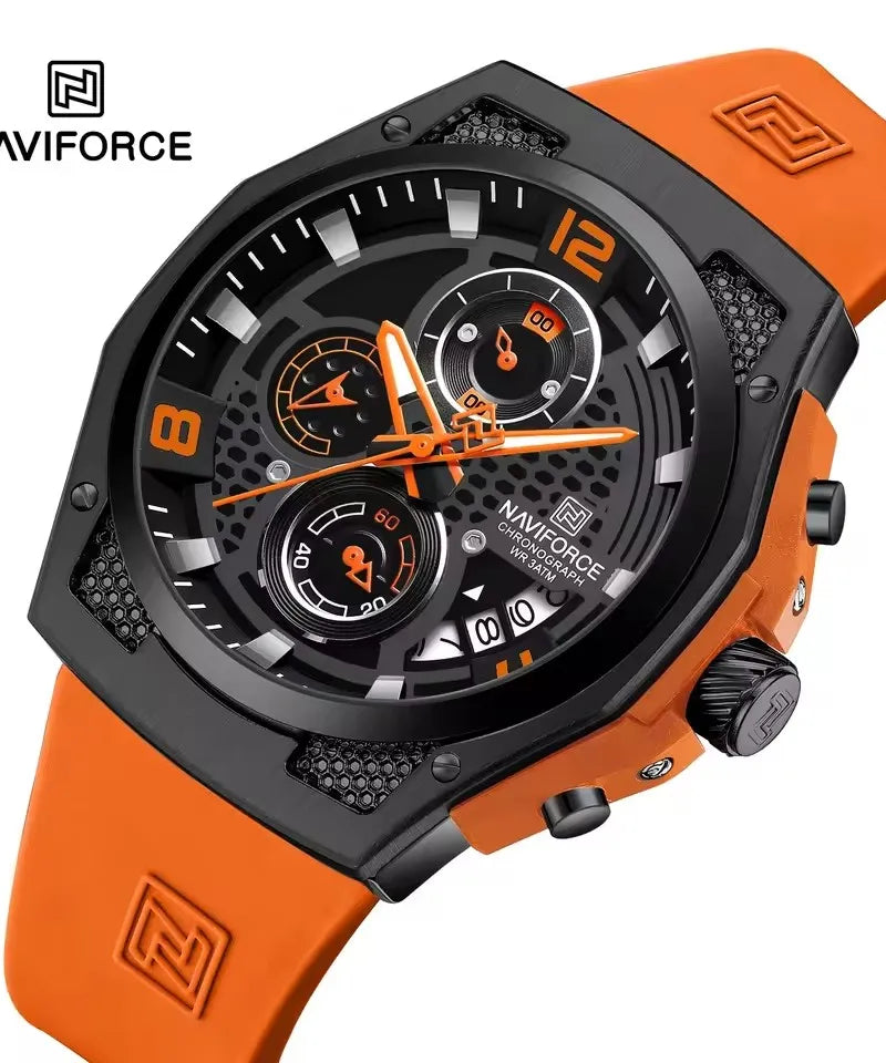 NAVIFORCE NF8051 Luxury Retro Business Sport Quartz Wrist Watches Simple Fashion Analog Wrist watches for Men
