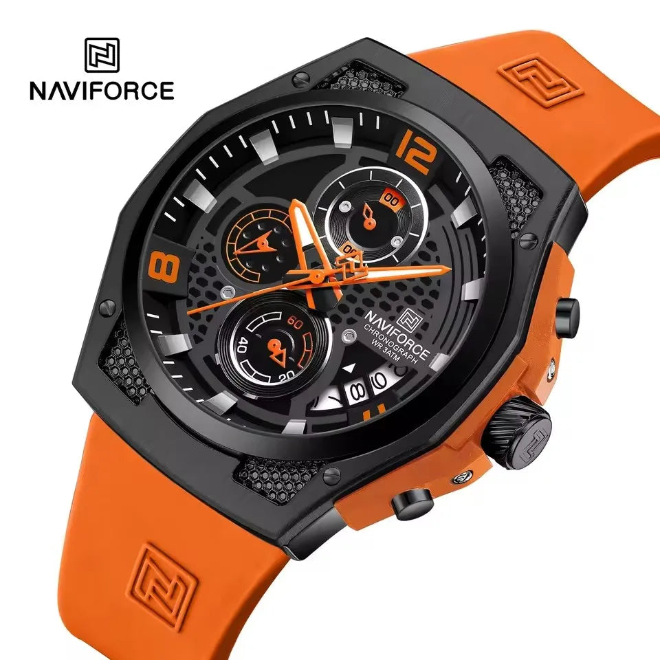 NAVIFORCE NF8051 Luxury Retro Business Sport Quartz Wrist Watches Simple Fashion Analog Wrist watches for Men