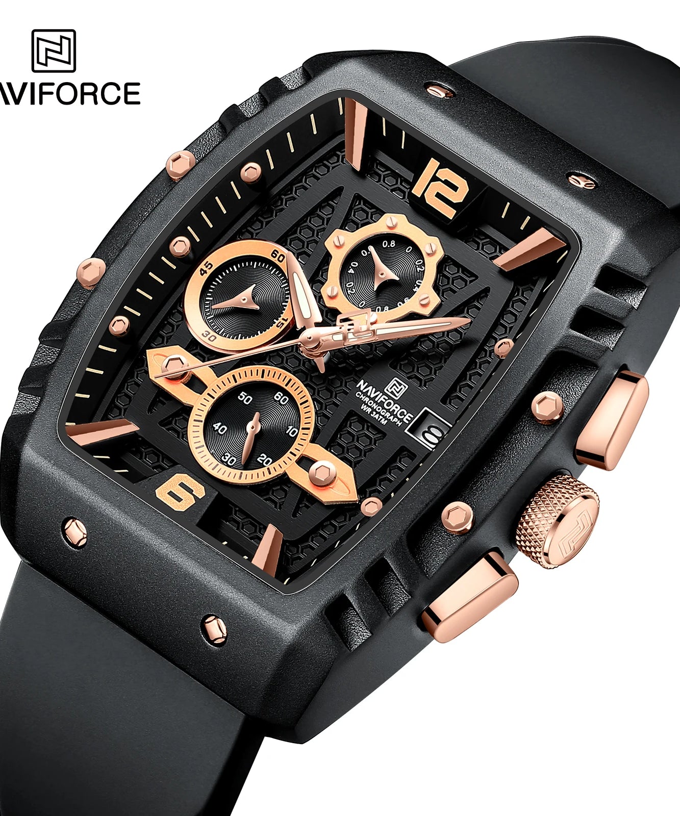 Naviforce Men’s Waterproof Sports Watch – Chronograph | COD Available UAE