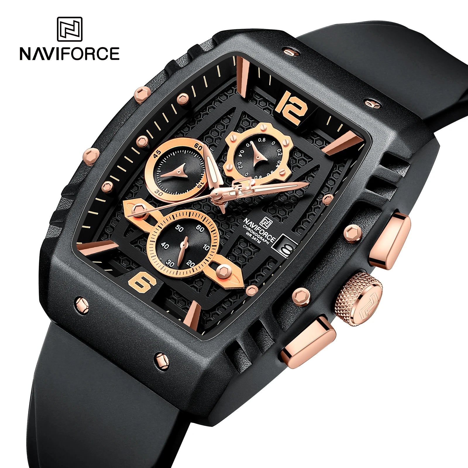 Naviforce Men’s Waterproof Sports Watch – Chronograph | COD Available UAE