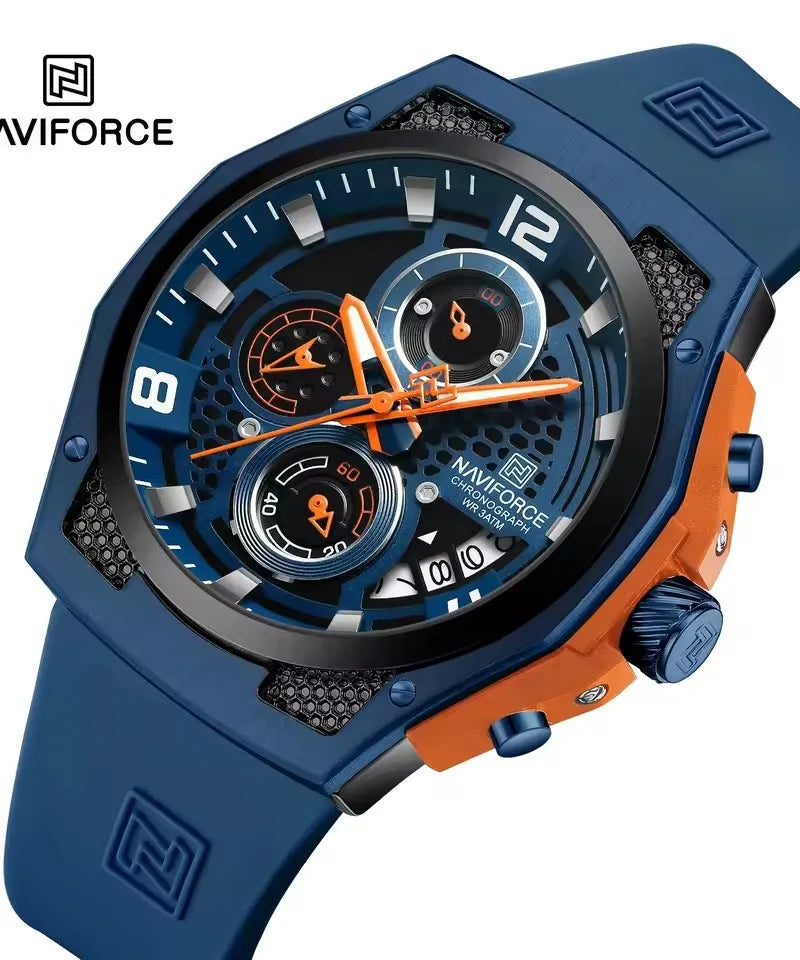 NAVIFORCE NF8051 Luxury Retro Business Sport Quartz Wrist Watches Simple Fashion Analog Wrist watches for Men