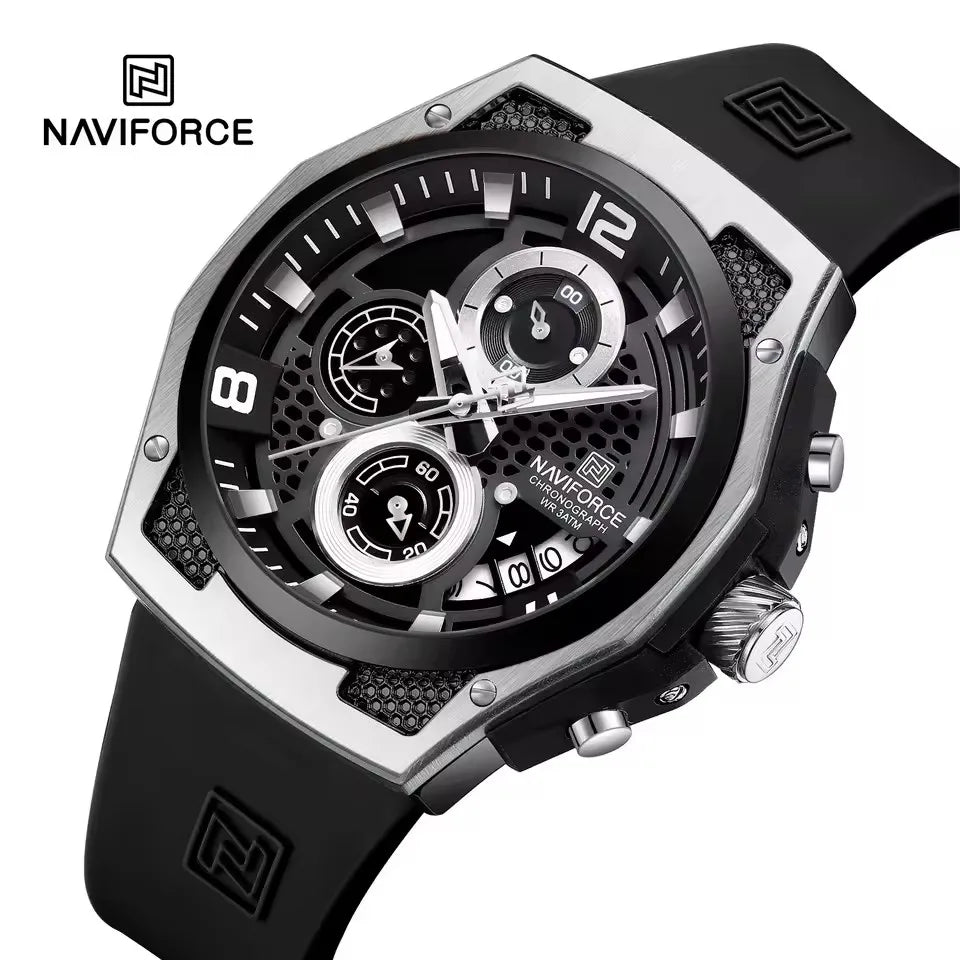 NAVIFORCE NF8051 Luxury Retro Business Sport Quartz Wrist Watches Simple Fashion Analog Wrist watches for Men