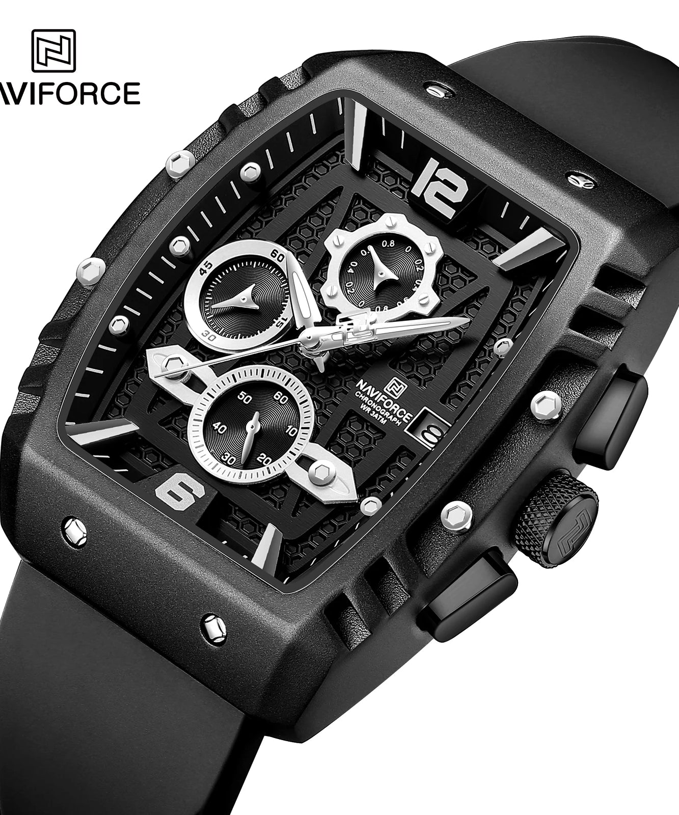Naviforce Men’s Waterproof Sports Watch – Chronograph | COD Available UAE