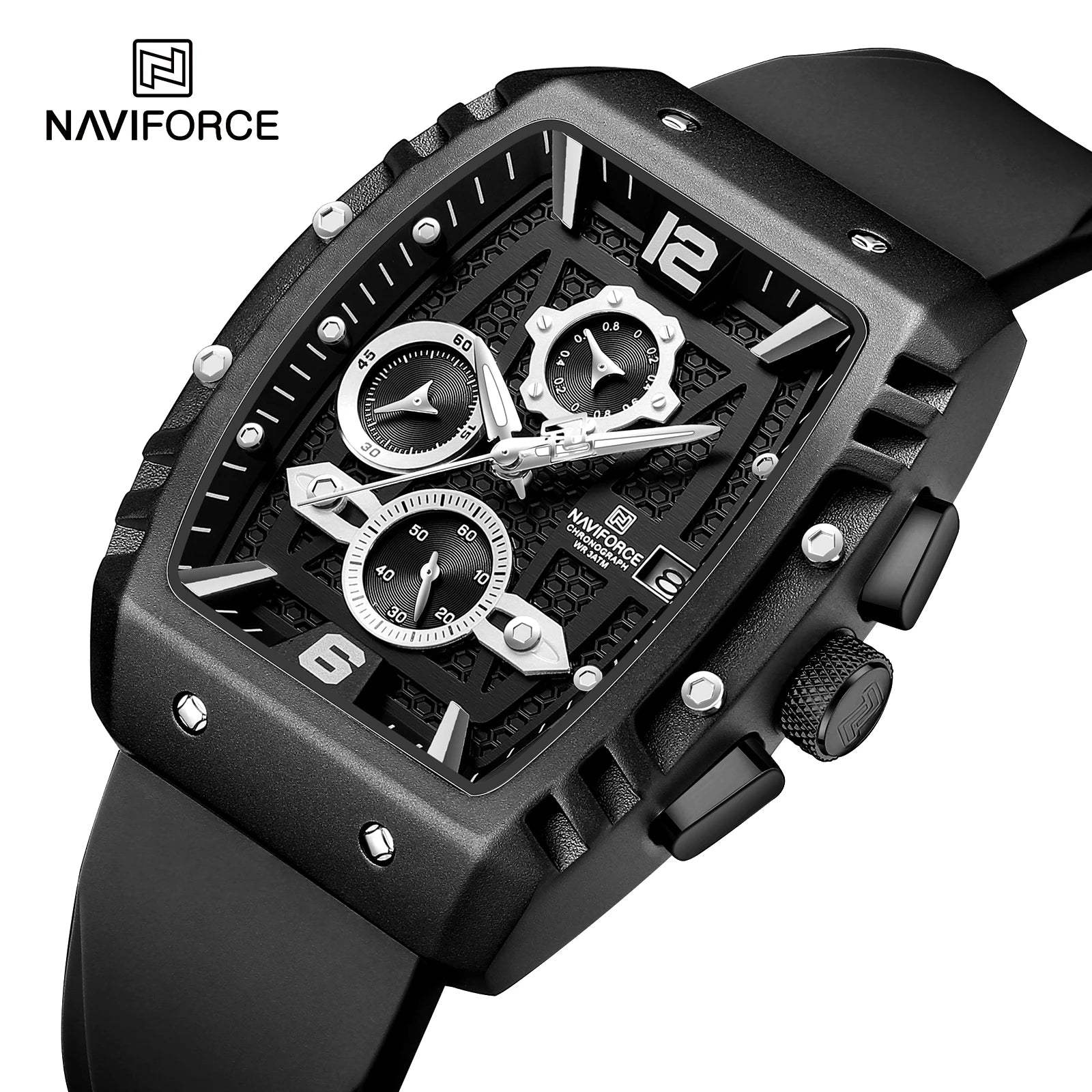 Naviforce Men’s Waterproof Sports Watch – Chronograph | COD Available UAE