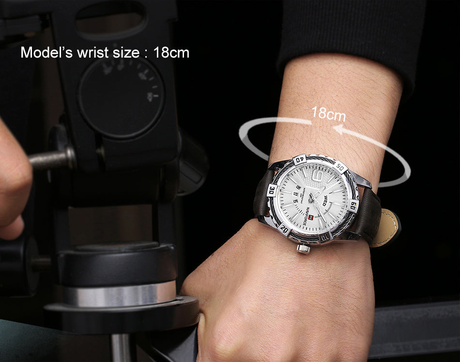 NAVIFORCE 9117 Men Watches Fashion Quartz Wrist Watches Men's  Waterproof Sports Watch ,Men's Water Resistant Analog Watch